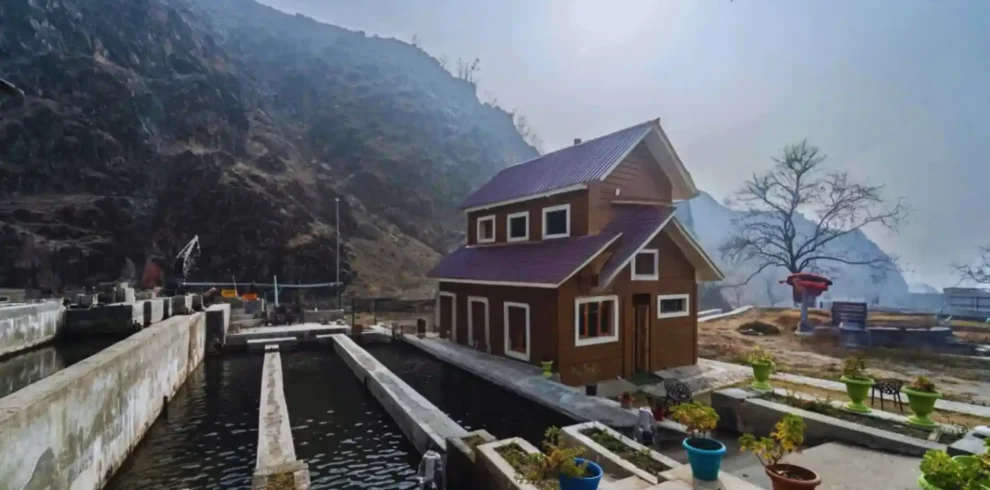 Mountain Cottage Homestay in Dara Harwan Srinagar with mountain views